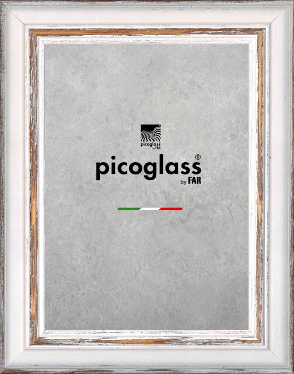 Cornice Shabby Chic Oro Per Foto 9x13 Cm Con Plexiglass – Portafoto In MDF Da Tavolo O Parete